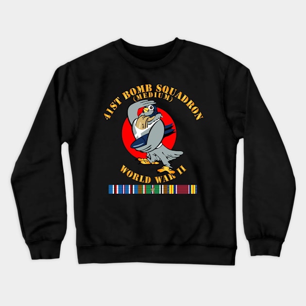 41st Bombardment Squadron - WWII w EUR SVC Crewneck Sweatshirt by twix123844